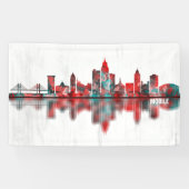 Mobile Alabama Skyline Spandoek (Horizontaal)