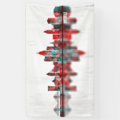 Mobile Alabama Skyline Spandoek (Verticaal)