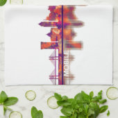 Mobile Alabama Skyline Theedoek (Gevouwen)