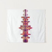 Mobile Alabama Skyline Wandkleed (Voorkant (horizontaal))