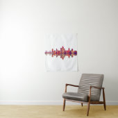 Mobile Alabama Skyline Wandkleed (In situ)