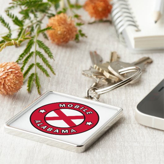 Mobile Alabama Sleutelhanger (Zijkant)