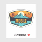 Mobile, Alabama Sticker (Vel)