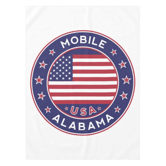 Mobile, Alabama Tafelkleed (Voorkant)