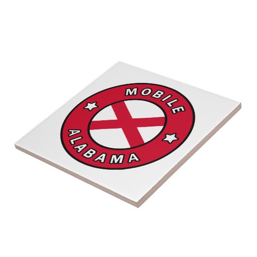 Mobile Alabama Tegeltje (Zijkant)