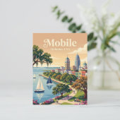 Mobile, Alabama USA Briefkaart (Staand voorkant)