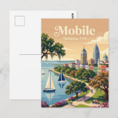 Mobile, Alabama USA Briefkaart (Voorkant / Achterkant)