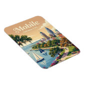 Mobile, Alabama USA Magneet (Rechterzijde)