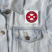 Mobile Alabama Vierkante Button 5,1 Cm (In situ)