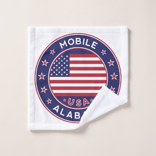 Mobile, Alabama Washandje (Wasdoekje)