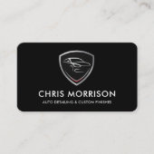 Mobile Auto Detailing Car Wash QR Code Visitekaartje (Voorkant)