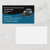 Mobile Auto Glass Repair Services  Visitekaartje (Voorkant / Achterkant)