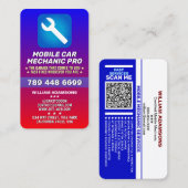 MOBILE AUTO MONTEUR & AUTOREPARATIE | GECERTIFICEE VISITEKAARTJE (Voorkant / Achterkant)
