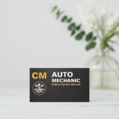 Mobile Auto Service & Car Repair Mechanic Visitekaartje (Staand voorkant)