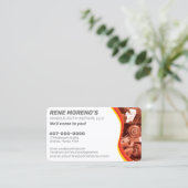 Mobile Automobile Car Repair Mechanic 2 Sided Visitekaartje (Staand voorkant)