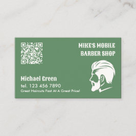 Mobile Barber Custom QR Visitekaartje