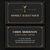 Mobile Bartender Professional Visitekaartje