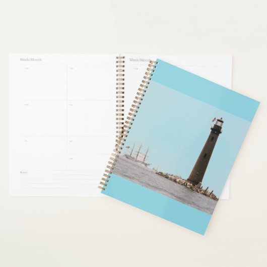 Mobile Bay ontmoet de bries: Sand Island's licht Planner (Display)