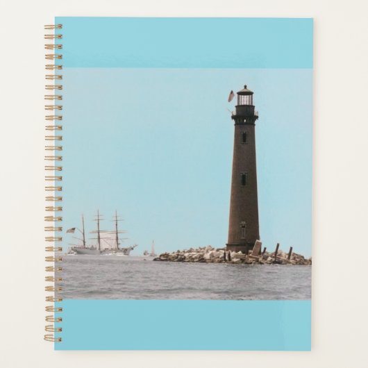 Mobile Bay ontmoet de bries: Sand Island's licht Planner (Voorkant)