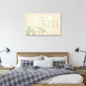 Mobile, Blakely, Messinger's Ferry-Canton Canvas Afdruk (Insitu (Slaapkamer))