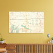 Mobile, Blakely, Messinger's Ferry-Canton Canvas Afdruk (Insitu (Woonkamer))