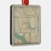 Mobile, Blakely, Messinger's Ferry-Canton Metalen Ornament (Rechts)