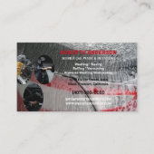 Mobile Car Wash Auto Detailing Auto Auto Visitekaartje (Voorkant)