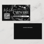 Mobile Car Wash Detail - Business Logo QR Code B Visitekaartje (Voorkant / Achterkant)