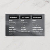 Mobile Car Wash Detailing Druk Wassen QR COD Visitekaartje (Achterkant)