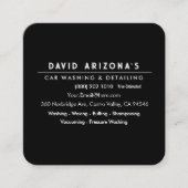 Mobile Car Washing and auto detailing  Vierkante Visitekaartje (Voorkant)