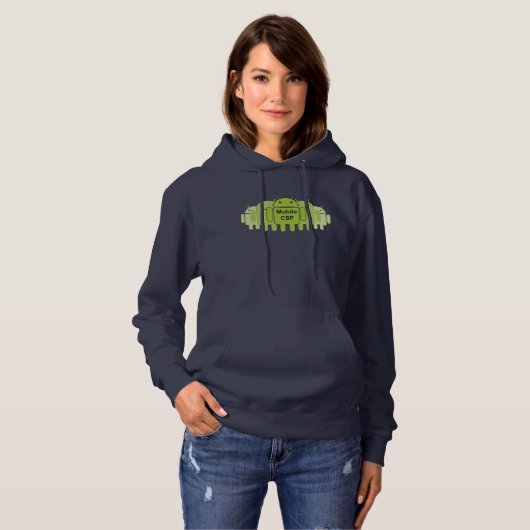 Mobile CSP Women's Hoodie NSF Logo (Voorkant volledig)