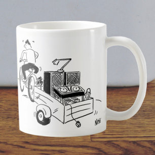 Mobile DJ-Cartoon Koffiemok