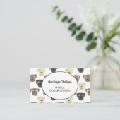 Mobile Dog Grooming Labrador Retriever Dog Visitekaartje (Staand voorkant)