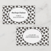 Mobile Dog Grooming Waterverf Visitekaartje (Voorkant / Achterkant)