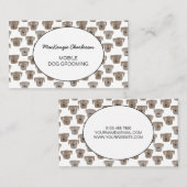 Mobile Dog Grooming Waterverf Visitekaartje (Voorkant / Achterkant)