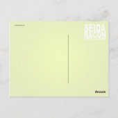 Mobile Home Briefkaart (Achterkant)