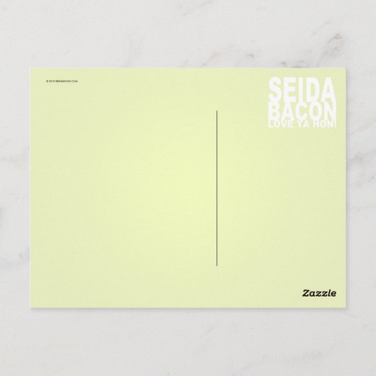 Mobile Home Briefkaart (Achterkant)