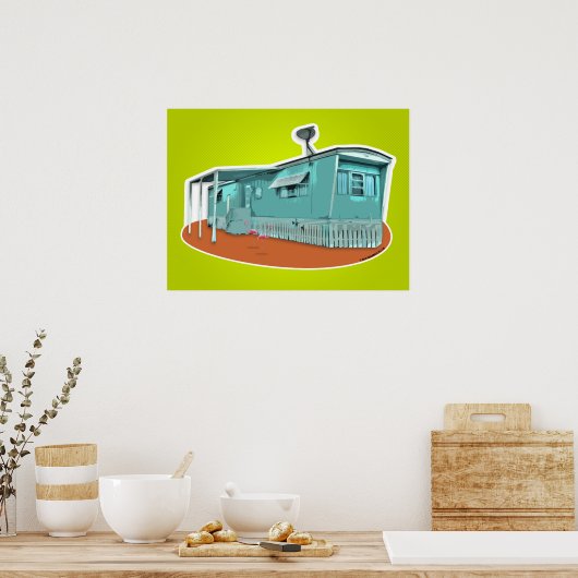 Mobile Home Poster (Keuken)
