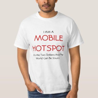 Mobile Hotspot Adverteren T-shirt