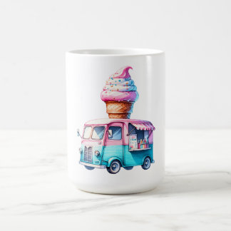 mobile ice cream van koffiemok