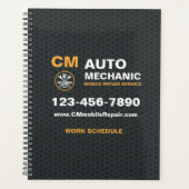 Mobile Mechanic Auto Car Repair Services Planner (Voorkant)