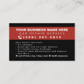 Mobile Mechanic, Auto Repair, Car Repair, Editable Visitekaartje (Achterkant)