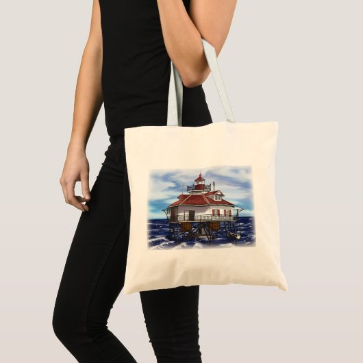 mobile middle bay lighthouse tote bag (Voorkant (product))