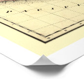 Mobile & Northwestern Railroad Map 1871 Poster (Hoek)