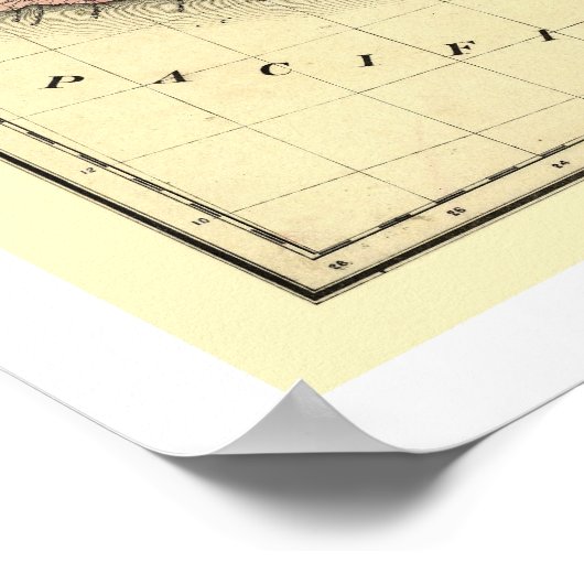 Mobile & Northwestern Railroad Map 1871 Poster (Hoek)