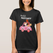 Mobile Notary Notary Public Notary Signing Agent T-shirt (Voorkant)