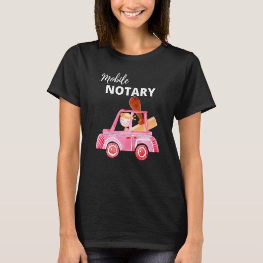 Mobile Notary Notary Public Notary Signing Agent T-shirt (Voorkant)