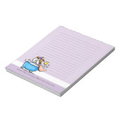 Mobile Pet Grooming Shih Tzu Paars led Notitieblok (Linkerzijde)