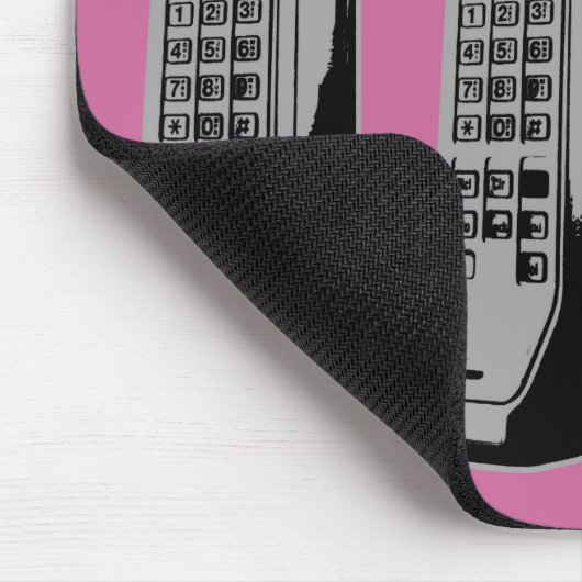 Mobile Phone Graphic Muismat (Hoek)