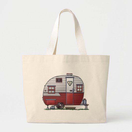 Mobile Scout Camper Bag Grote Tote Bag (Voorkant)